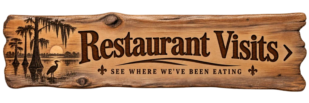 Restaurant Visits — See where we've been eating
